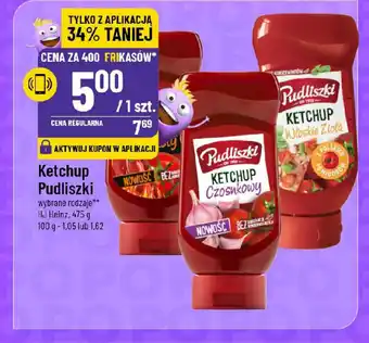 Polomarket Ketchup Pudliszki HJ Heinz oferta