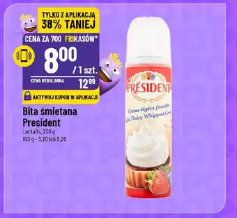 Polomarket Bita śmietana President Lactalis oferta