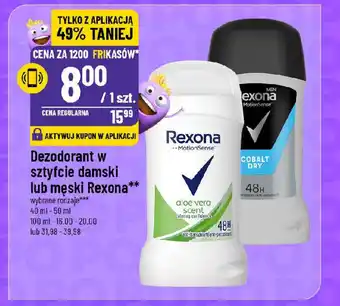 Polomarket Dezodorant w sztyfcie damski lub męski Rexona oferta