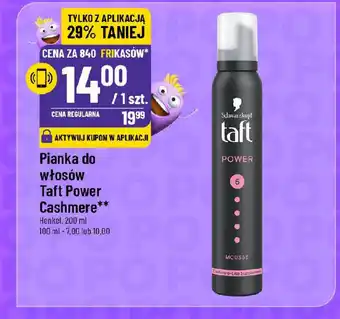 Polomarket Pianka do włosów taft power cashmere oferta