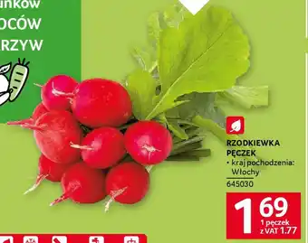 Selgros Rzodkiewka pęczek oferta