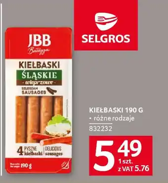 Selgros Kiełbaski oferta