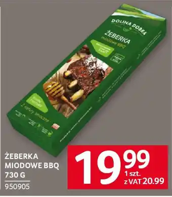 Selgros Żeberka miodowe bbq oferta