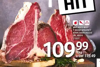 Selgros Dry aged beef t-bone wołowy stek z kością oferta