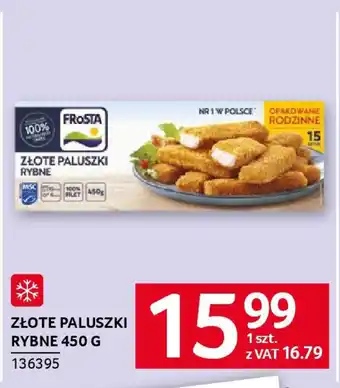 Selgros Złote paluszki rybne oferta