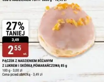 bi1 Paczek z nadzieniem różanym z lukrem i skórką pomarańczową oferta