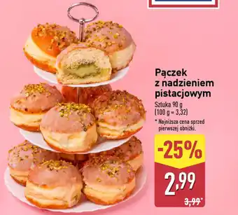 ALDI Pączek z nadzieniem pistacjowym oferta