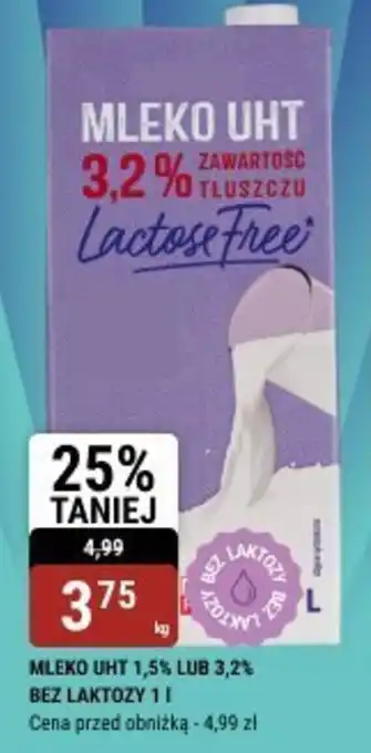 bi1 Mleko UHT bez laktozy oferta