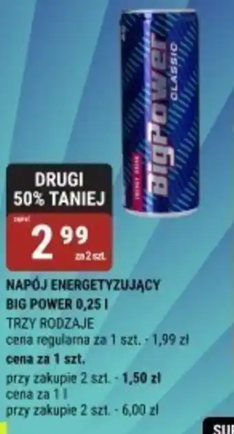 bi1 Napój energetyzujący Big Power oferta