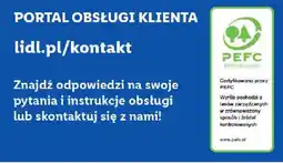 Lidl PORTAL OBSŁUGI KLIENTA oferta