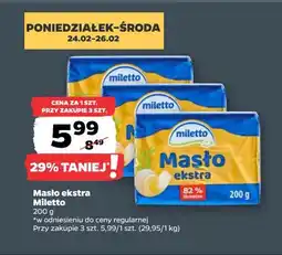 Netto Masło ekstra Miletto oferta