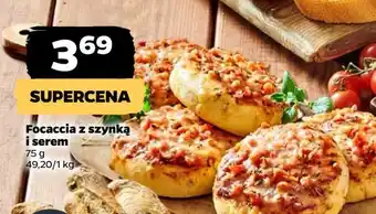 Netto Focaccia z szynką i serem oferta