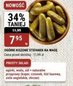 bi1 Ogórki kiszone Stefanek na wagę oferta