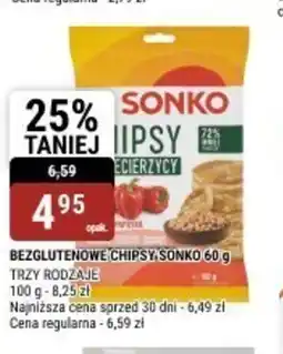 bi1 Bezglutenowe chipsy Sonko oferta