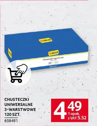 Selgros Chusteczki uniwersalne 3-warstwowe oferta