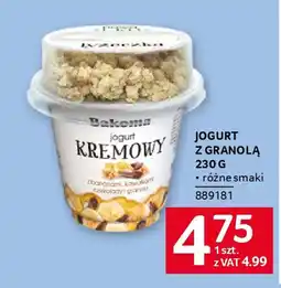 Selgros Jogurt z granolą oferta