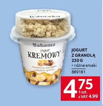 Selgros Jogurt z granolą oferta