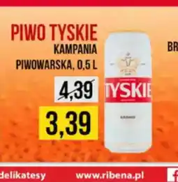 Delikatesy Ribena Piwo Tyskie oferta