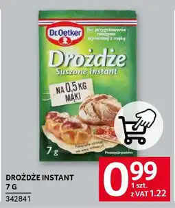 Selgros Drożdże instant oferta