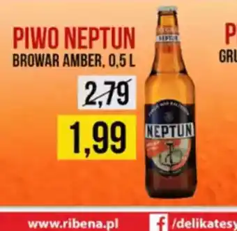 Delikatesy Ribena Piwo Neptun Browar Amber oferta