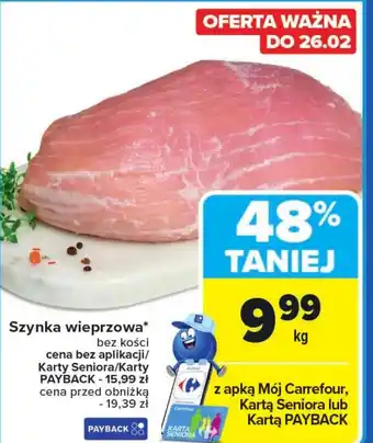 Carrefour Szynka Carrefour oferta