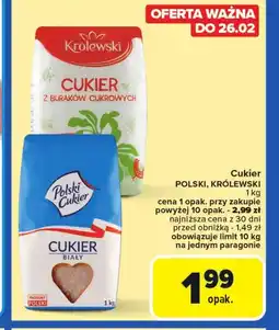 Carrefour Cukier Polski Cukier oferta