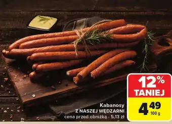 Carrefour Kabanosy Z Naszej Wędzarni oferta