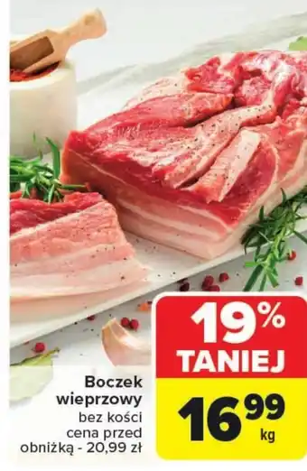 Carrefour Boczek bez kości oferta