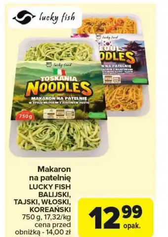 Carrefour Makaron Lucky fish oferta