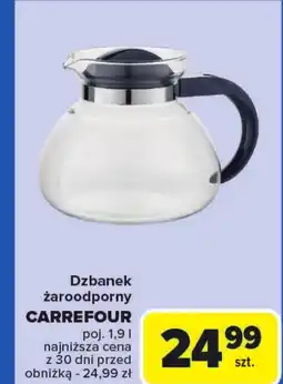 Carrefour Dzbanek żaroodporny Carrefour oferta