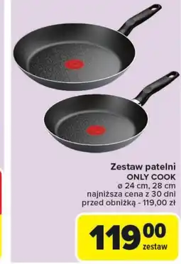 Carrefour Zestaw patelni Only oferta