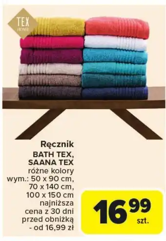 Carrefour Ręcznik TEX oferta