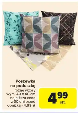 Carrefour Poszewka na poduszkę oferta