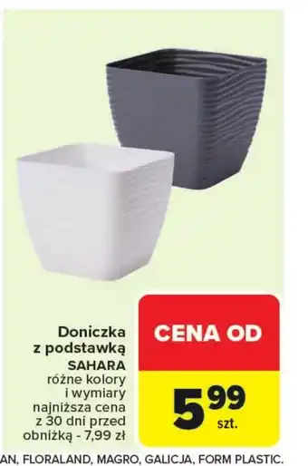 Carrefour Doniczka Form Plastic oferta