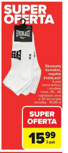 Carrefour Skarpety Everlast oferta