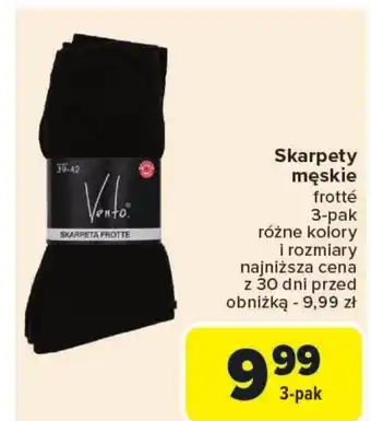 Carrefour Skarpety męskie oferta