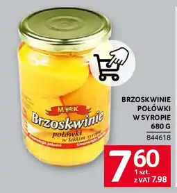 Selgros Brzoskwinie połówki w syropie oferta