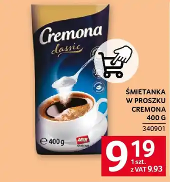 Selgros Śmietanka w proszku cremona oferta