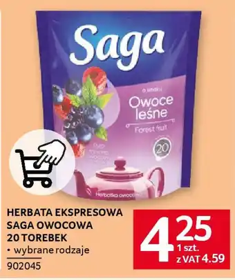 Selgros Herbata ekspresowa saga owocowa oferta