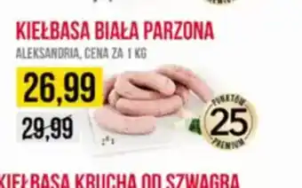 Delikatesy Ribena Kiełbasa biała parzona oferta