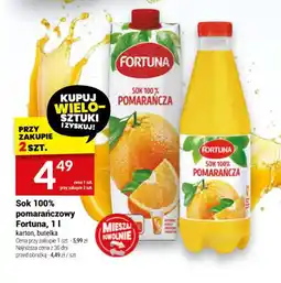 Twój Market Sok 100% pomarańczowy Fortuna oferta