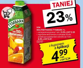 Selgros Sok multiwitamina tymbark oferta