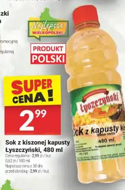 Twój Market Sok z kiszonej kapusty Lyszkowniki oferta