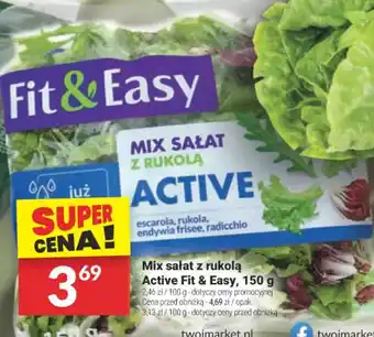 Twój Market Mix sałat z rukolą Active Fit & Easy oferta