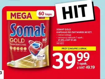 Selgros Somat gold kapsułki do zmywarek oferta