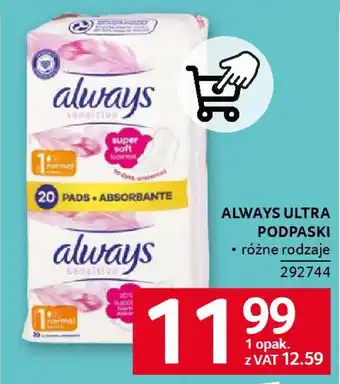 Selgros Always ultra podpaski oferta