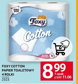 Selgros Foxy cotton papier toaletowy oferta