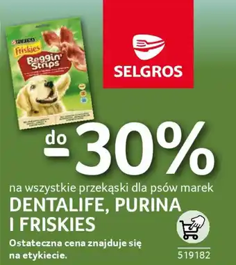 Selgros Przekąski dla psów dentalife, purina oferta