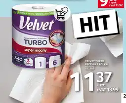 Selgros Velvet turbo ręcznik oferta