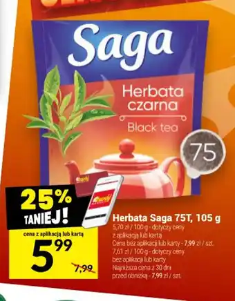 Twój Market Herbata Saga 75T oferta